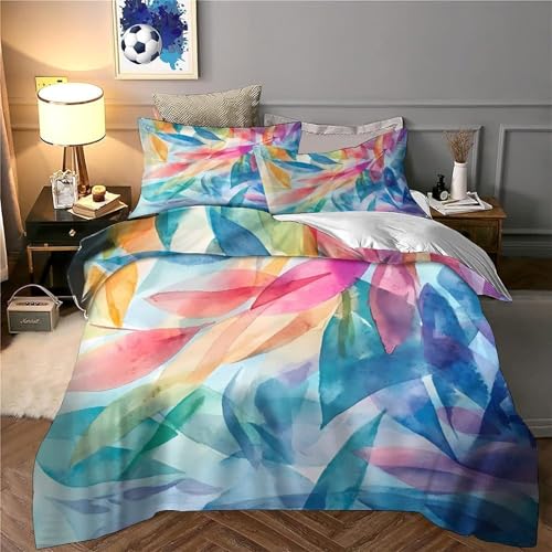 Housse de couette super king fermeture éclair parure lit microfibre 3D