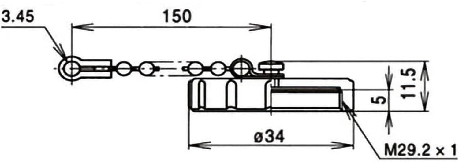AHDDX 6pcs Industrial Protection Cap NCS-30-RCA - Durable Connector Covers for Reliable and Safe Operation .0301