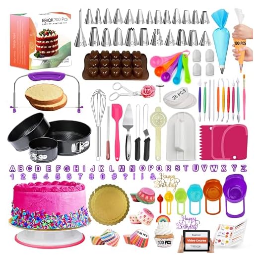 700-Piece Cake Decorating Supplies Kit