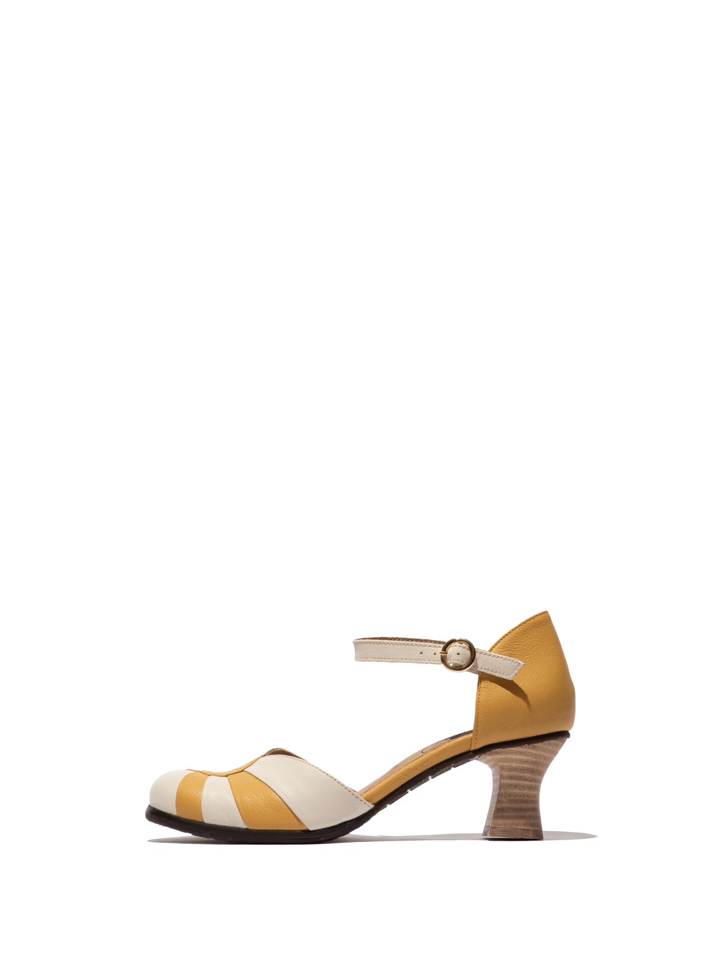 Fly London BESH087FLY, Sandal Women's Fashion Shoes, OFFWHITE/BUMBLEBEE, 6