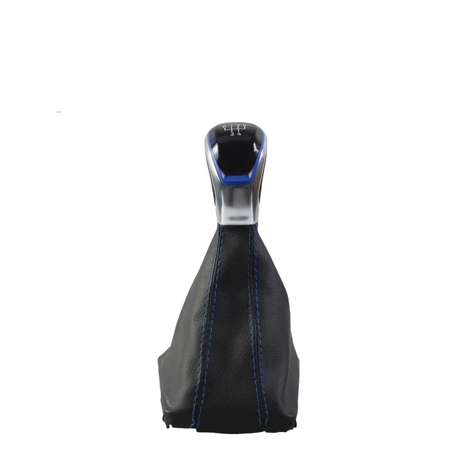 Uifcog Blue Gear Shifter Knob For Vw For Caddy Ⅱ 2 Mk2 2004-2009 5/6 Manual Gear Shift Knob Interior Decorate(,For 5 Speed)