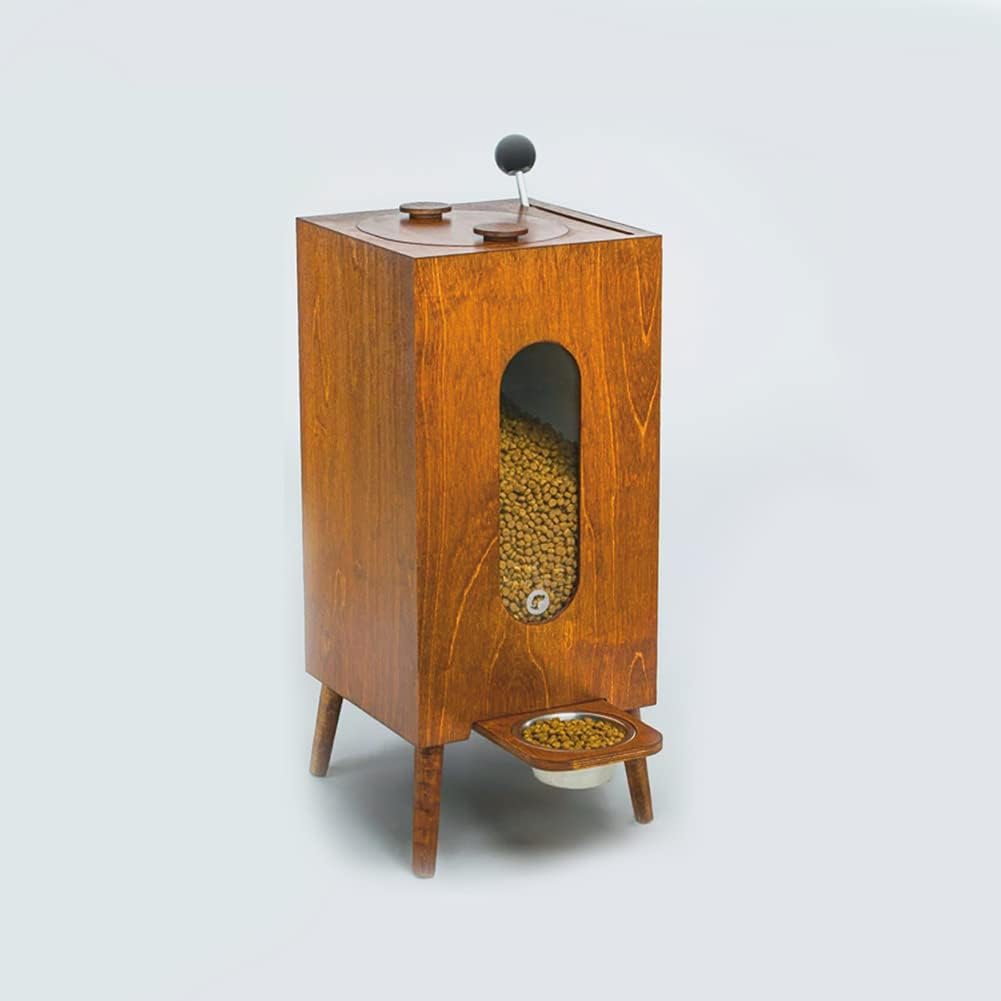 Pet Supplies YTGDCXS Semi Automatic Large Cat and Dog Feeder with