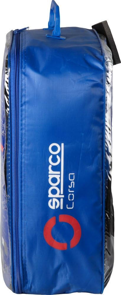 Sparco Zestaw uniwersalny SPC1042 pełne pokrowce na foteliki samochodowe czarny niebieski