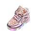 Bambino Ragazzo Scarpe Modo Scarpe Nette per Bambini Morbida Suole Anti Scivolo Comodo Scarpe Basse Scarpe Casual 28 - Scarpe Sportive - Ragazzo Sport all'Aria Aperta Serie 2 (25, Rosa)
