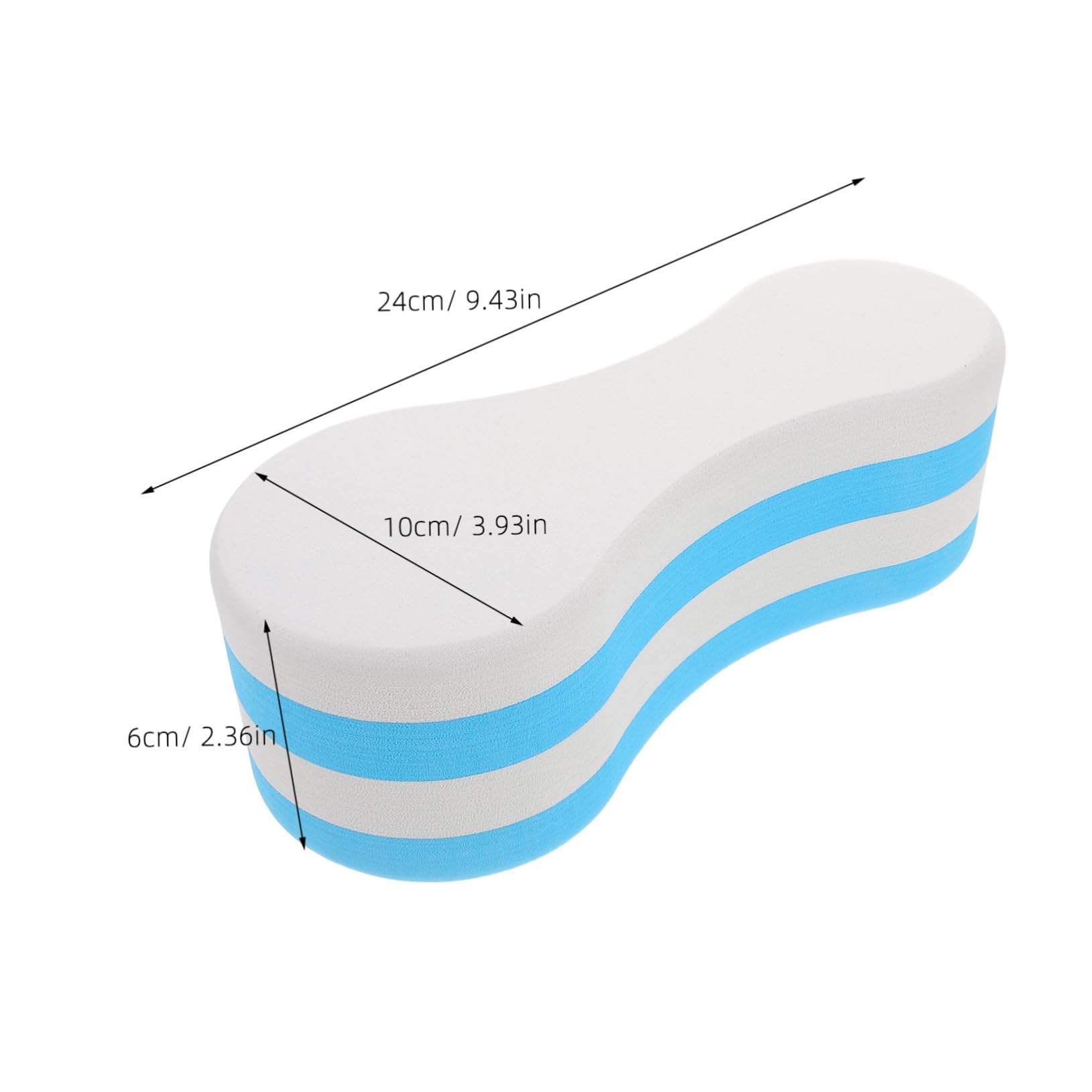 Kisangel Swim Training Pull Buoy Leg Float Eva Swim Aid for Adults for Beginners Pool Beach Activities Enhances Posture Correction Buoyancy Support