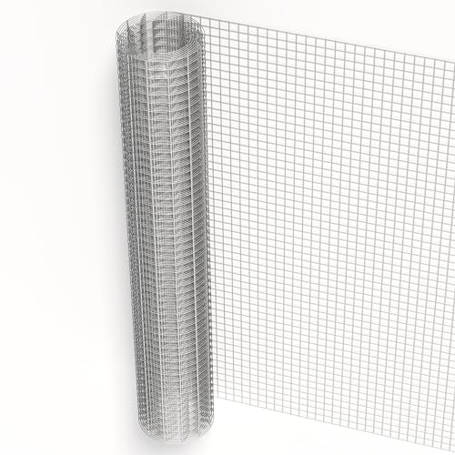 Wiltec Maschendrahtzaun 1x5 m 100 cm hoch 0,75 mm stark 19x19 mm Maschengröße, Volierendraht 4-Eck aus Stahl verzinkt, Drahtgitter, Vogeldraht Wiltec Maschendrahtzaun 1x5 m 100 cm hoch 0,75 mm stark 19x19 mm Maschengröße, Volierendraht 4-Eck aus Stahl verzinkt, Drahtgitter, Vogeldraht