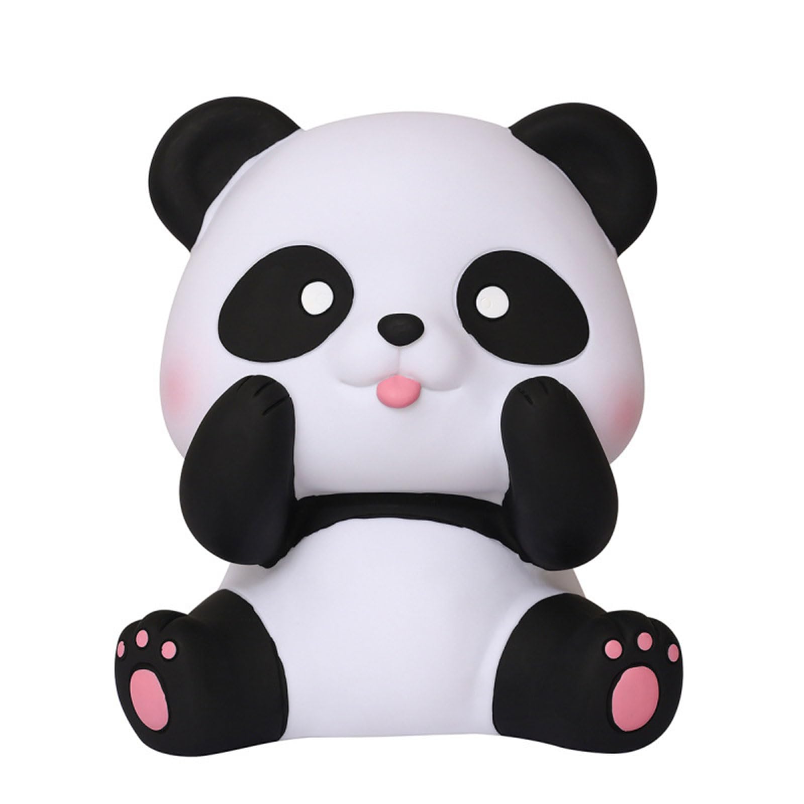 Buxuaaaa Coin Collector Case Animal Shaped Money Saving Jar Panda Piggy Banks Automatic Coin Collection Box for Kids Family Members