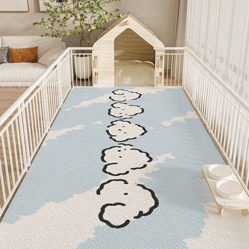 カーペット PU革 PVC 防汚 拭ける 猫 犬 ペット用 防水マット 可愛い柄 速乾 トイレ下敷きマット 犬 猫用 洗える 撥水 滑らない 床暖房対応 ケージ用 繰り返し利用 フリーカット 40*60cm