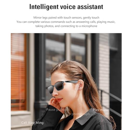 Lunettes intelligentes Bluetooth Bewinner pour appeler sans écouteurs inconfortables - 4