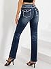 PEIHOT Ripped Distressed Denim Pants Women's Slim ... #3
