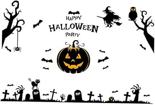 BESPORTBLE Adesivos De Parede Removíveis Abóbora Halloween Adesivo De Parede Decalque De Parede De Abóbora De Férias Decalque De Abóbora De Halloween Decore Halloween 3D Adesivo De Janela De
