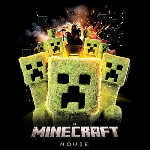Boy's A Minecraft Movie Creepers Scene T-Shirt2