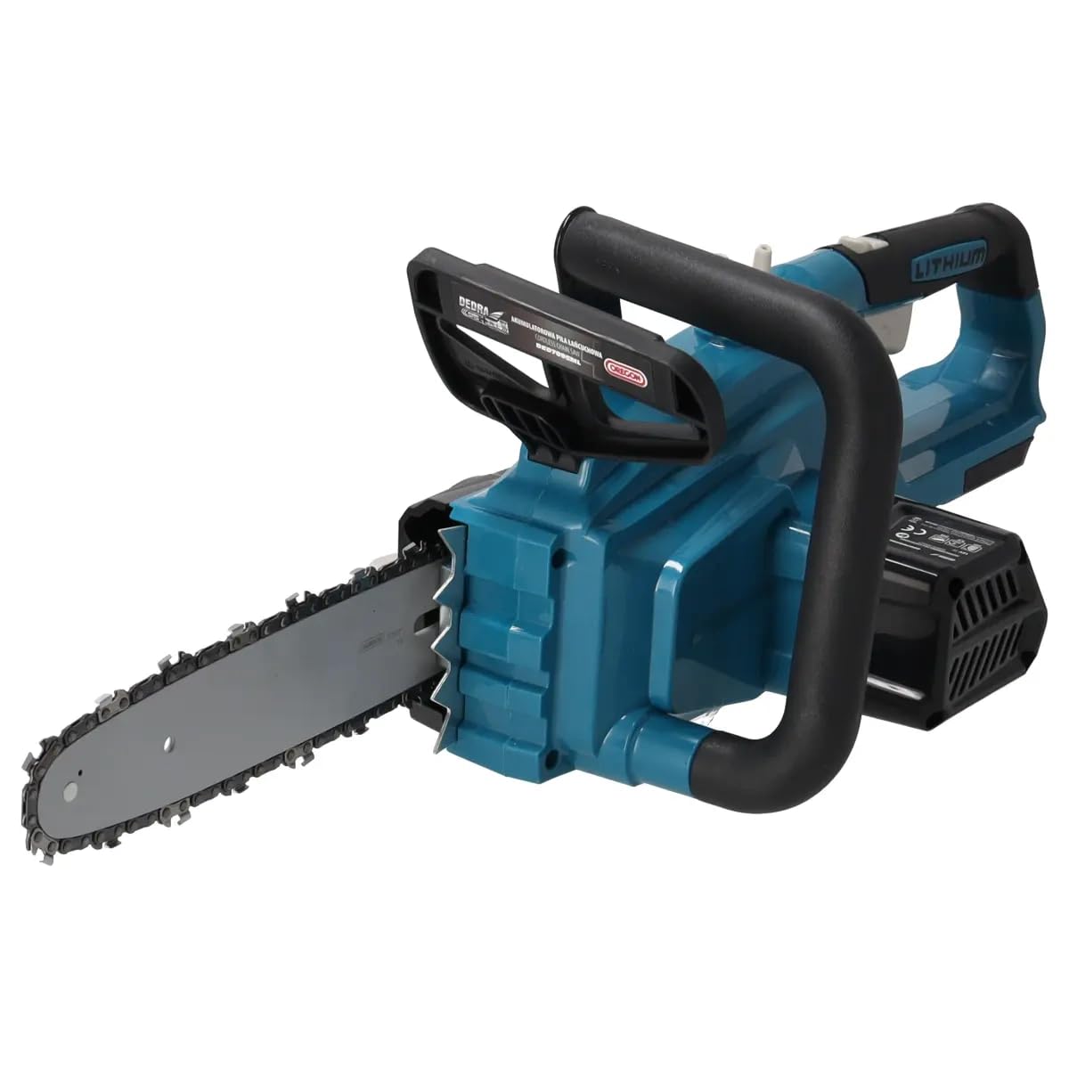 Dedra DED7095ML – akumulatorowa piła łańcuchowa 18 V z prowadnicą 254 mm (10"), łańcuch Oregon, automatyczne smarowanie, beznarzędziowy napinacz, hamulec bezpieczeństwa