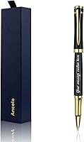 Vista 7 de Ancolo Juego de bolígrafos de lujo personalizados. Bolígrafo de lujo con 2 recambios de tinta negra, 0.028 in. Bonitos bolígrafos de regalo