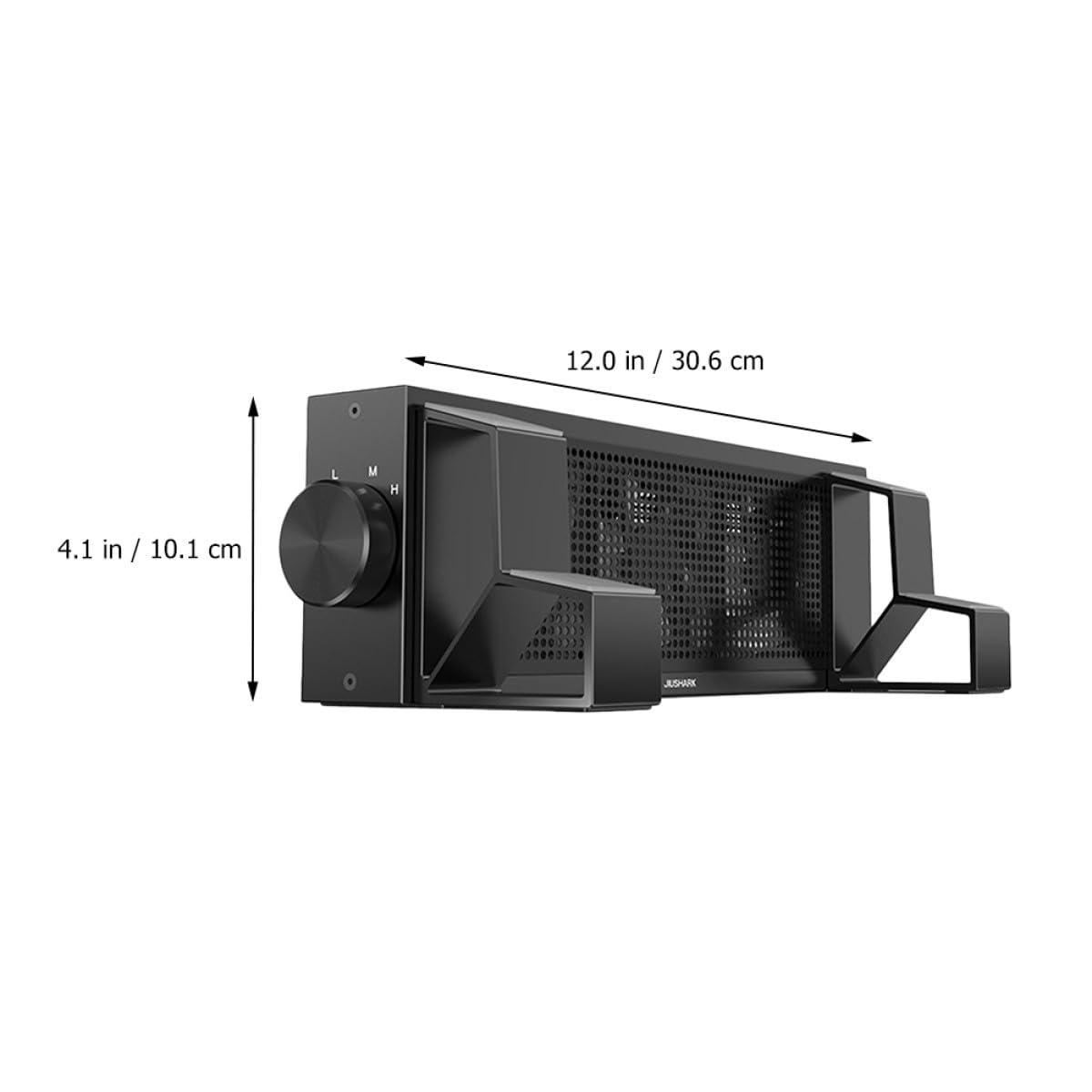 Artibetter Almohadilla de Enfriamiento para Portátil Aleación de Aluminio, Soporte Ergonómico para Reducir Dolor de Cuello, Ventilador Silencioso Adecuado para Uso en Casa