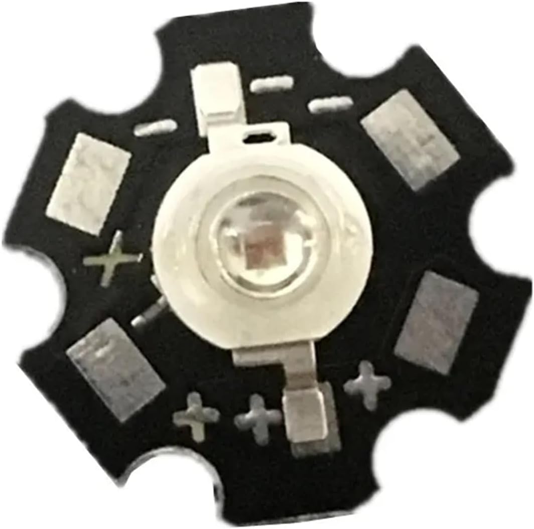 100pcs LED chip 3W High Power Lamp Bead 42mil Red Green Blue Yellow 660 620 520 460 445nm 700mA Bulbs Light (Blue 460-465nm)