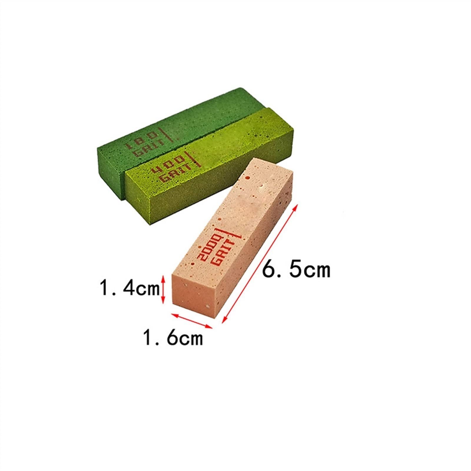 Set 3 Gomme Lucidatura Tasti Chitarra - Grana 180/400/1000 Per Rimuovere Ossidazione E Graffi