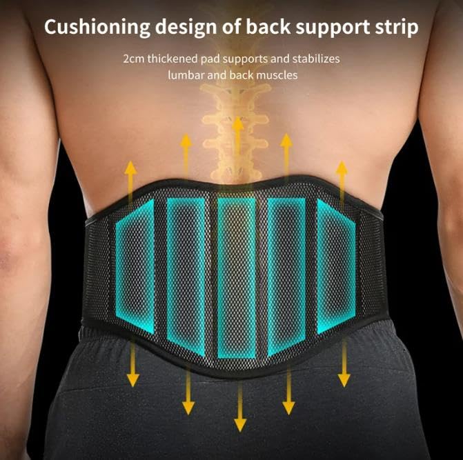 Faja lumbar ajustable para soporte lumbar y alivio de dolor miniatura 4