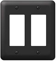 Vista 5 de Amerelle 935TTBK Devon - Placa de pared, 2 palancas, color negro