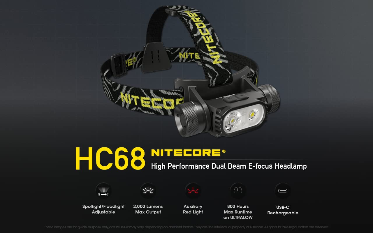 Princeton Tec Vizz 550 RGB Headlamps, Red/Blue/Green/White Bulb, 550 Lumens, Black, VIZZ23-RGB-BK
