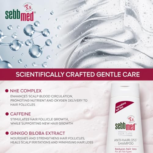 Image of Sebb Med Hair Care Everyday Shampoo | pH 5.5 Clinically Tested | Soothing Shampoo for Sensitive Scalp | Hydrating & Mild Formula for Daily Use