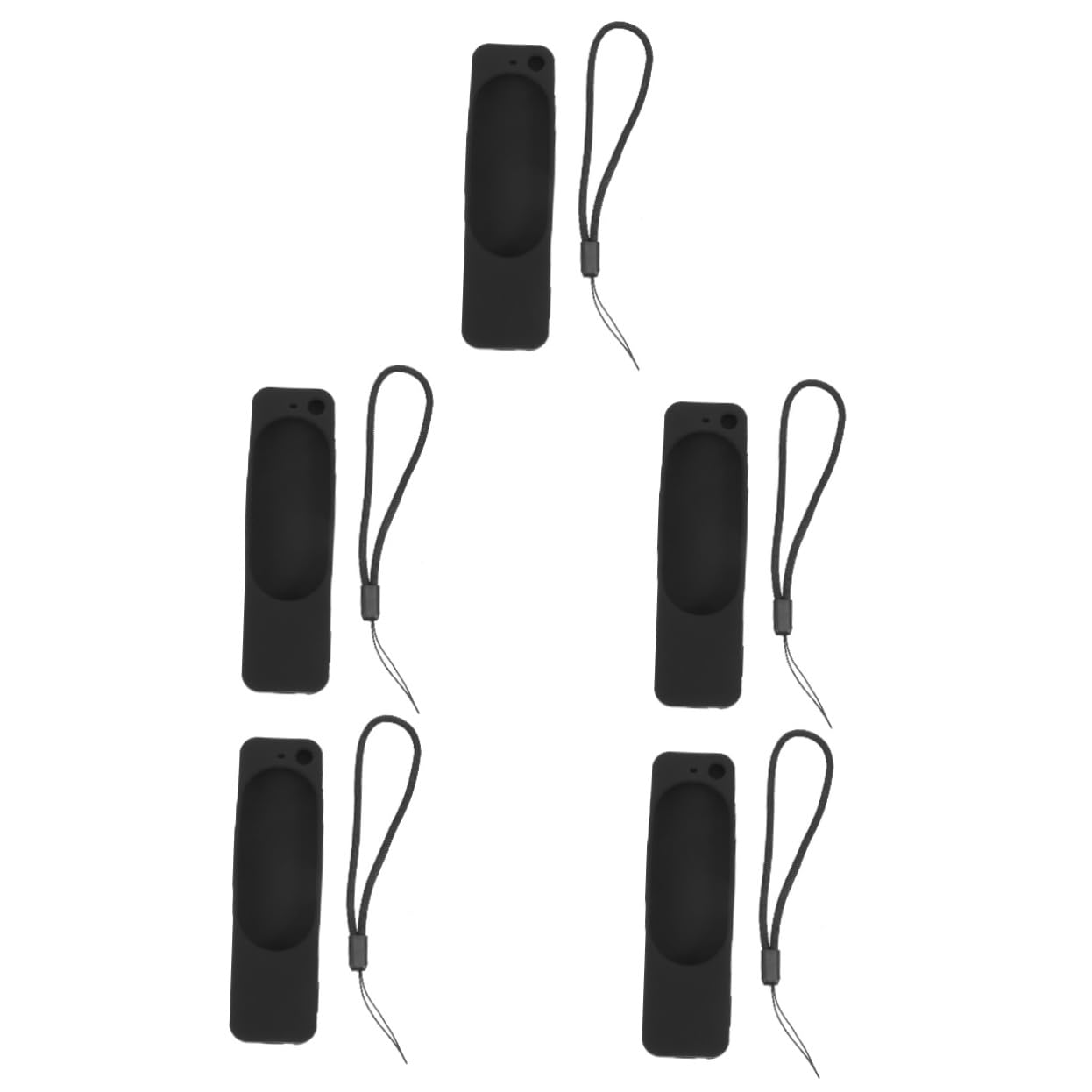 Uonlytech 5pezzi Custodia Protettiva Per Telecomando Antiurto Con Design e Accessorio Per Cavo Facile Da Trovare e Caricare