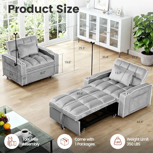 4-in-1 sleeper chair