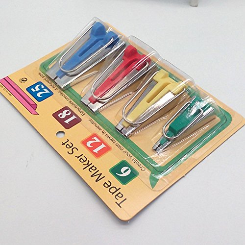 Honeysew BIAS TAPE MAKER Set 6Mm 12Mm 18Mm 25Mm Sewing Quilting Tools  thumb #3