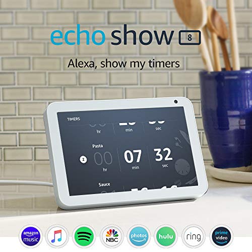 Echo Show 8 -- HD smart display with Alexa – stay connected with video calling - Sandstone