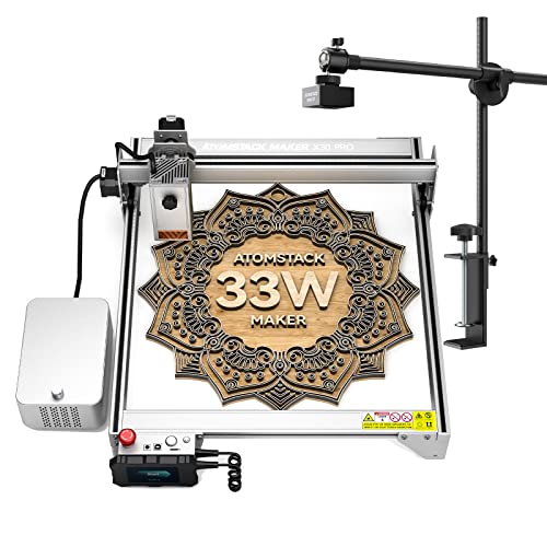 Atomstack X30 Pro Laser Engraver Cutter With Ac1 Camera - 160W Laser Engraving Machine For Wood And Metal With Ac1 Lightburn Camera Precise Positioning For Laser Engraving Machinemera #TOP28