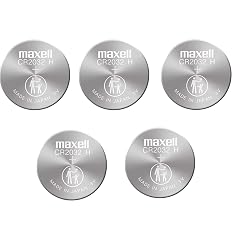 Maxell Micro Lithium Cell CR2032 pack of 5 Batteries