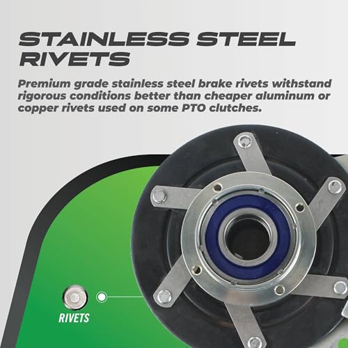 Xtreme Outdoor Power Equipment X0266A PTO Clutch Compatible with/Replacement for 5218-126, 5218-261, PD-038, 5218-40 1 1/8" ID Counter Clockwise Rotation by Xtreme - Used condition - Image 5