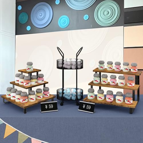 Eliteroo XZLJ-3F-JL 3 Tier Wooden Retail Display Shelves thumb #3