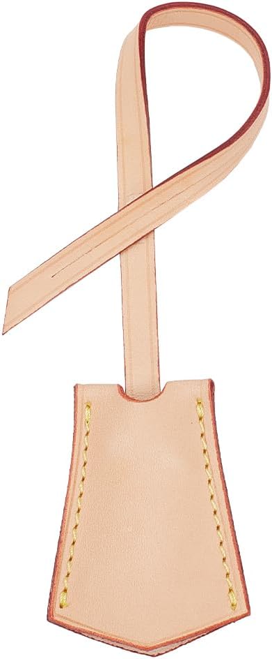 WADORN Genuine Leather Purse Bag Charm, Cowhide Leather Handbag Pendant Decoration Personalized Purse Charm