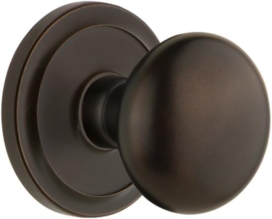 Grandeur 820265 サーキュレール ロゼット プライバシー フィフスアベニューノブ付き タイムレスブロンズ 2.75