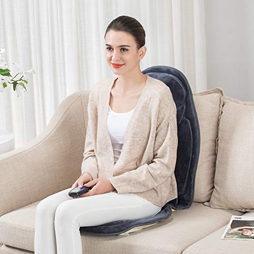 Massage du dos avec chaleur Snailax fauteuil vibrant pour maison - 4