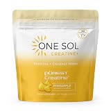 One Sol Women's Creatine for Muscle & Recovery, Pineapple, 60 Servings