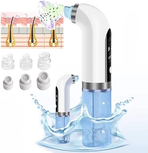 Miniatura 2 de Hydrafacial removedor de puntos negros circulación de agua limpiador de poros herramientas extractoras de espinillas con 6 cabezales de succión 3