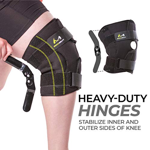 Braceability Xxxl Plus Size Knee Brace - Bariatric Men And Women's Hinged Wrap Around Support For Extra-Large Legs And Big Thighs To Support Meniscus Tears, Arthritis And Tendonitis Pain (3Xl) #TOP3