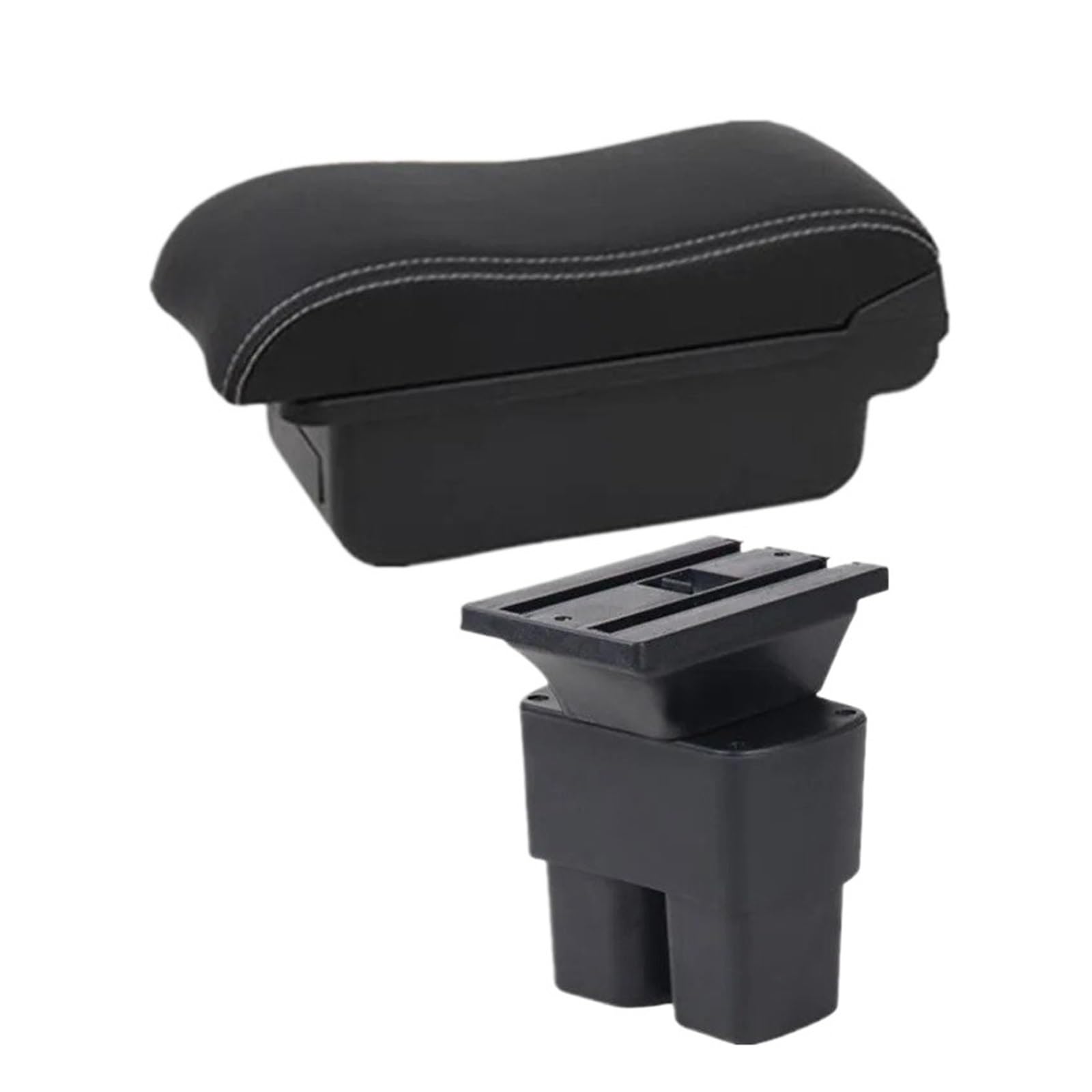 GBGWRMRYX Center Armrest Box For NV200 For Evalia Car Armrest Storage Box Interior Dedicated Retrofit Parts Accessories Arm Rest(A white line No USB)