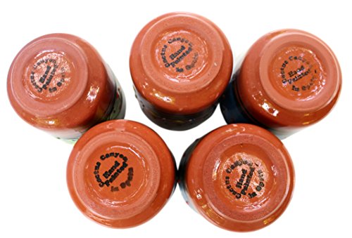 Cactus Canyon Ceramics Spanish Terracotta 5-Piece Cup Set, Multicolor #TOP3