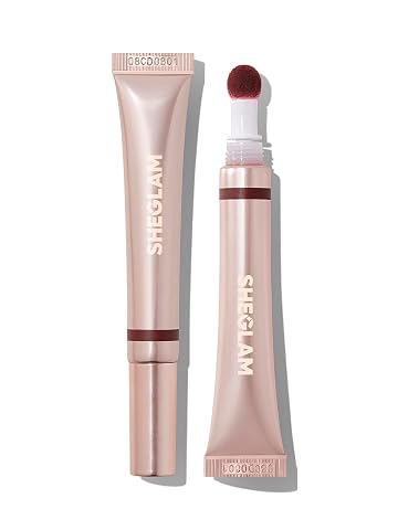 SheGlam Pout Pillow Cushion Lip Gloss Moisturizing Liquid Lipstick High Shine Finish Sponge Tip Applicator Non-Sticky Lip ...