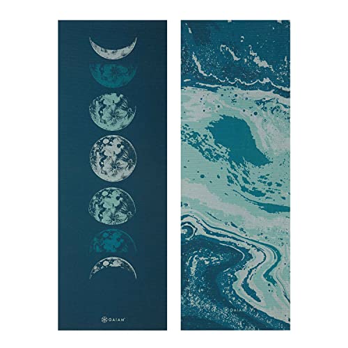 Gaiam 05-64756 Yoga Mat Premium Print Reversible Extra Thick Non Slip Exercise & Fitness Mat thumb #1