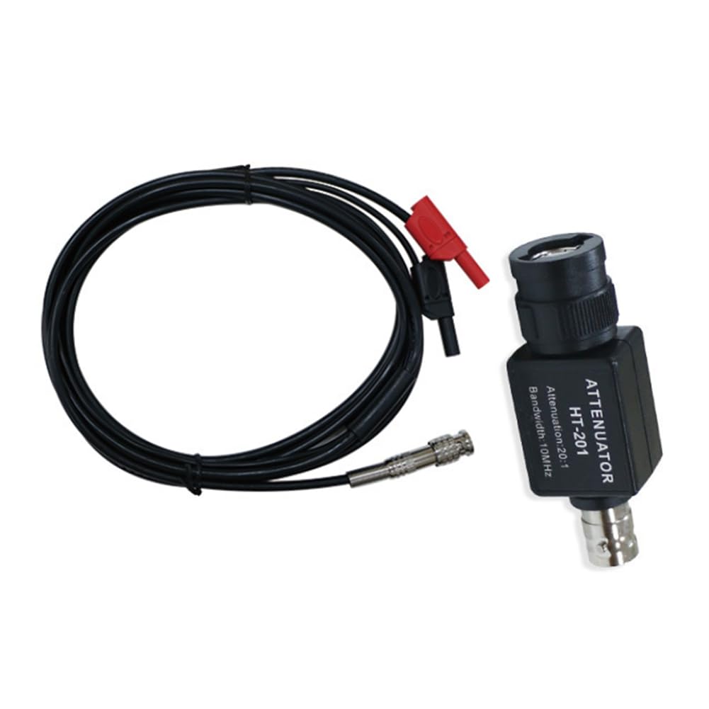 Lnfxkvva HT30A+ HT201 Oscilloscope Accessories Set BNC Connecter Auto Leads, Auto Ignition Probe and 10MHz 20:1 Attenuator