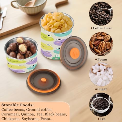 Envase de café hermético de acero inoxidable 500 ml miniatura 5