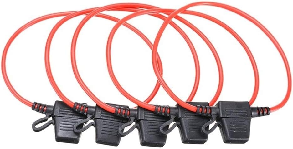 TMP1105 Durable 5pcs/lot Waterproof in Line Car Blade Fuse Holders Fuse Car Replacement Fuses Car Fuse Socket 20A 30A 12V