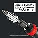 CRAFTSMAN 4V Electric Screwdriver Set, 300 RPM, Micro-USB Charging Port, 3-Stage Battery Charge Indicator (CMHT66718B20)
