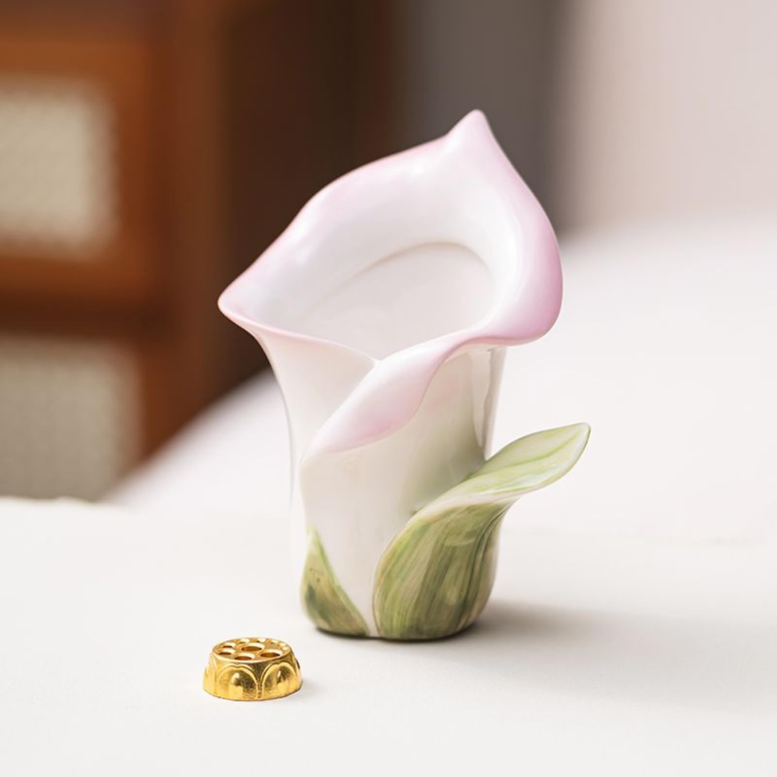 Ceramiczny uchwyt na kadzidełko, 12 cm / 4.8in 4,8 cala, ozdoba palnika kadzidełka