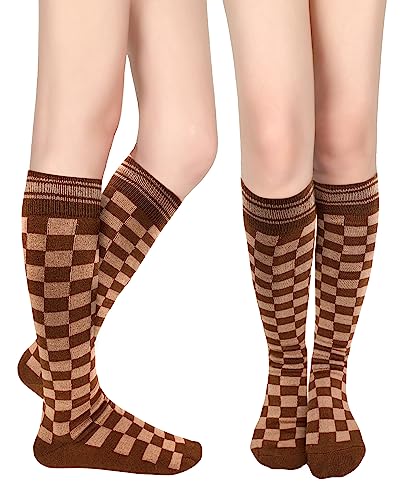 Benefeet Sox Knee High Socks for Women Girls Patterned Long Tube Socks Athletic Casual Cotton Stockings 5