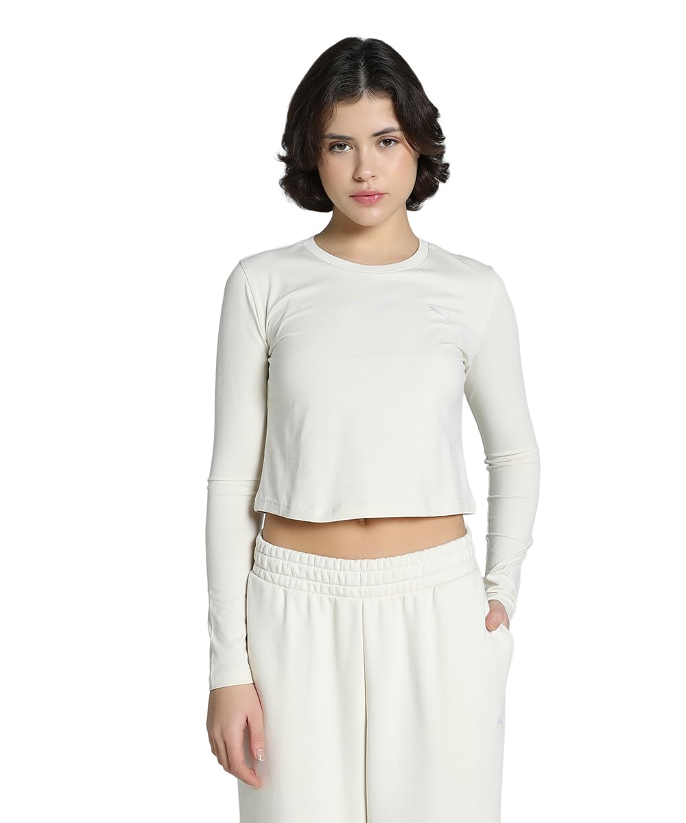 puma Women's Solid Slim Fit T-Shirt-picture-33